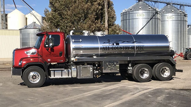 Three Forks Mt All Country Septic Pumper Truck Small